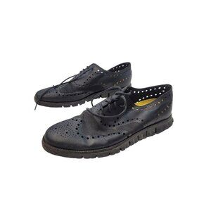 Cole Haan ZeroGrand No Stitch Triple Black Oxford Shoes C12973 Men’s Size 9.5 M